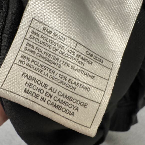 Nike Training Pants Womens Medium Black Straight Leg Dri Fit Stretch Vintage - Picture 6 of 10